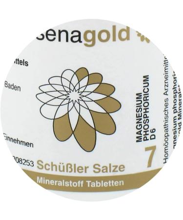 Buy Schuessler Salts No. 7 - Magnesium Phosphoricum D6 Tablets | Gluten-Free | 1200 Pieces - International Shipping Available - Buy Online on GoSupps.com