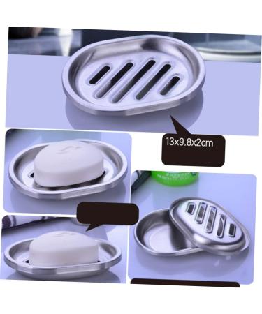 Ciieeo Kitchen Soap Rack Soap Holder Soap Container Rack Bathroom Soap Rack Box Stainless Steel - Buy Online on GoSupps.com