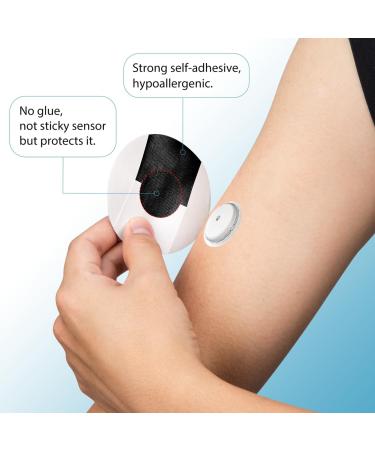 Freestyle Libre 2 Sensor Patches - 40 Packs Freestyle Libre 2 Sensor Covers Waterproof Adhesive Patches CGM Patches Without Glue by YOUSHARES (Black) - Buy Online on GoSupps.com