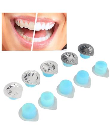 20 pieces of tooth polishing cream lighten and polish natural tooth white cream improves the care and protection of the teeth and mouth capsule set (blue)