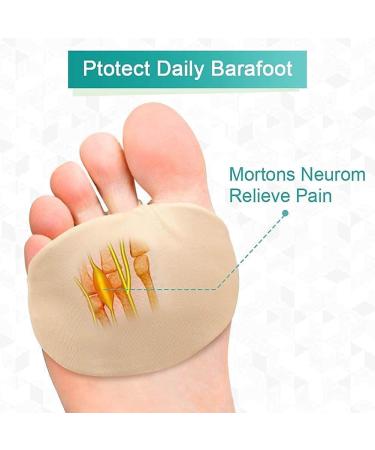DEWIN Foot Gel Pad - Metatarsal Forefoot Cushion & Support - Soft Gel Pillow Insoles for Comfort - 1 Pair - Buy Online on GoSupps.com