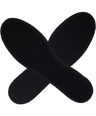 Happystep Terry Insoles - Washable & Reusable Shoe Inserts for Women Size 8 (2 Pairs, Black) - Buy Online on GoSupps.com