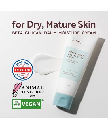 IUNIK Beta Glucan Daily Moisture Cream & Serum - Intense Hydration for Skin Barrier | Korea's Best Moisturizer - 400 000 ppm Beta-Glucan - Buy Online on GoSupps.com