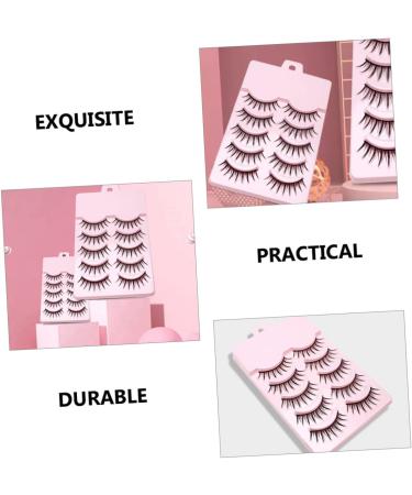 Housoutil 10 Pairs Fake Eyelashes False Eyelashes Individual False Lashes Wispy Natural Lash Extension Dollsthetic Lashes Soft Light Fake Lash Lashes Fluffy Wispy Fake Lashes Fiber Prom Set - Buy Online on GoSupps.com