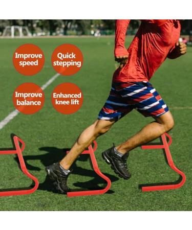 YEXEXINM 4 Pack Agility Speed Training Hurdles - 6 Detachable - Sports Practice Equipment - Buy Online on GoSupps.com