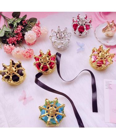 amangul Princess 3D Crown Artificial Rose Flower Cosplay Hair Accessories(Golden Crown Red Rose) - Buy Online on GoSupps.com