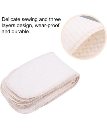 Buy Fdit 10pcs Organic Cotton Baby Diapers - Washable & Reusable Cloth Diapers Inserts for Eco-Friendly Parenting - Buy Online on GoSupps.com