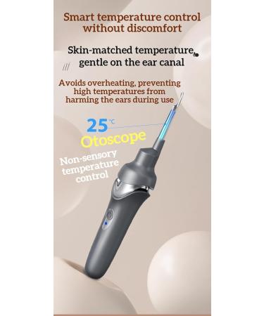 Smart Visual Ear Cleaner - USB Rechargeable HD Endoscope with App 360 Panoramic View AI Tracking 6 LED Lights Temperature Control - International Shipping Available - Buy Online on GoSupps.com