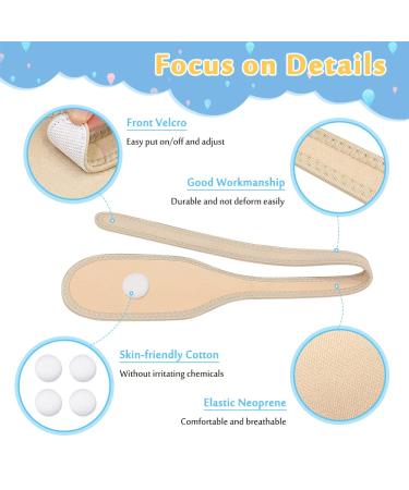 Mybow Umbilical Hernia Belt for Newborns | Baby Belly Button Support Wrap | Medical Abdominal Truss in Beige - Buy Online on GoSupps.com