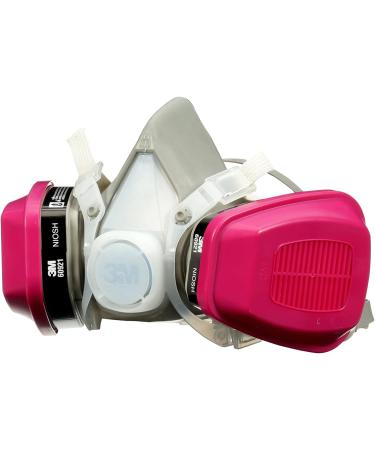 3M Household Multi-Purpose Respirator Includes: 1 Facepiece and 1-Pair Organic Vapor Respirator Cartridges with P100 Particulate Filter - Buy Online on GoSupps.com