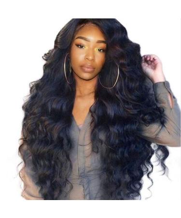 SIOPEW Women's Long Wave Curly Black Synthetic Hair Wig - Natural Fashion Wig for Carnival & Parties | Siop2196Jf86 - Buy Online on GoSupps.com
