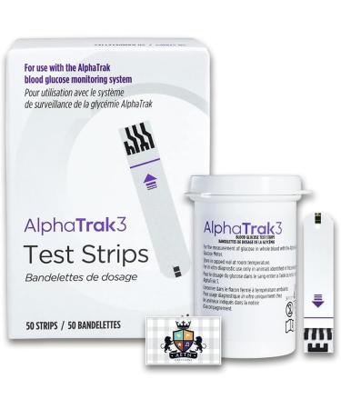 AETN Creations Alphatrak 3 Test Strips Pack of 50 Trusted Veterinary Approved Accurate and Easy-to-Use Pet Glucose Monitoring Strips for Cats and Dogs - Buy Online on GoSupps.com