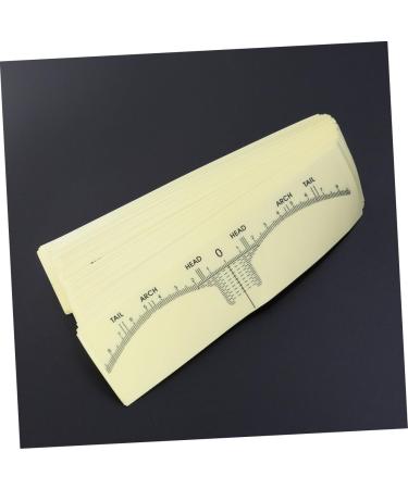 NOLITOY 200 Pcs Transparent Stickers Eyebrow Measuring Ruler Eyebrow Shaping Stencils Tool Disposable Mold - Buy Online on GoSupps.com