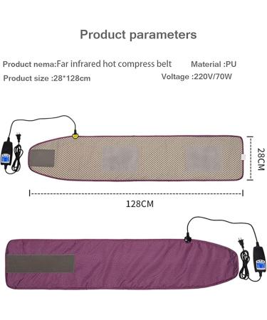 Shaple Heated Waist Belt for Back Pain Relief Adjustable Reusable Support for Dysmenorrhea & Stomach Pain International Shipping Available - Buy Online on GoSupps.com