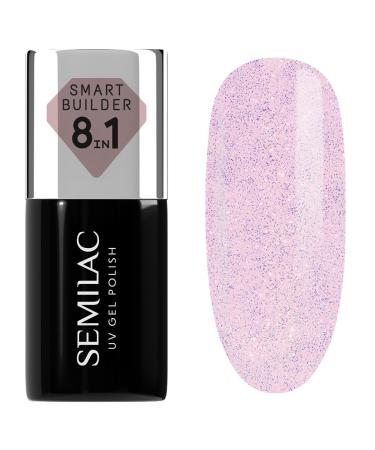 Semilac 806 Semilac Smart Builder Delicate Glitter Pink 5ml