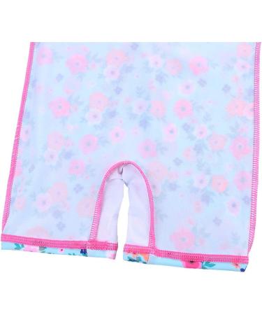 HUAANIUE Baby Girls Short Sleeve One Piece Swimsuit | UPF 50+ Sun Protection | 6-12 Months | Littleflower Swimwear - Buy Online on GoSupps.com
