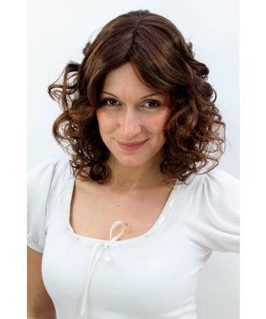 WIG ME UP 4019-2T30 | Curly Brunette Shoulder Length Wig | Tapered Tips | International Shipping Available - Buy Online on GoSupps.com