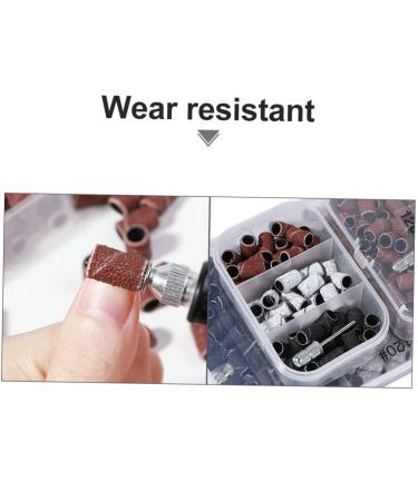 Healeved 1 Box Boxed Manicure Circle Nail Art Sanding Bands Nail Bits Hair Scrunchie Chiffon Acrylic Nails Sanding Tool Electrical Tools White Gel Polisher Resin Abrasive Cloth Advanced 1.27x0.8cm Assorted Color - Buy Online on GoSupps.com