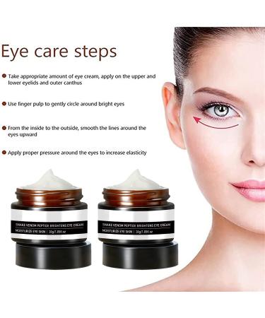 Verfons Snake Venom Firming Eye Cream - Anti-Aging Treatment for Eye Bags, Fine Lines, and Wrinkles (2pcs) - Buy Online on GoSupps.com