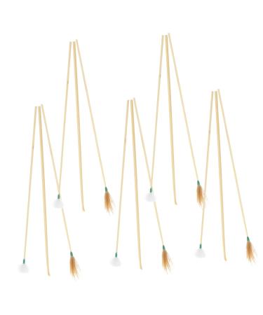 FRCOLOR 5sets Ear Wax Removal Tools for Teens and Adults Bamboo Ear Cleaning Kit for Travel and Home Use