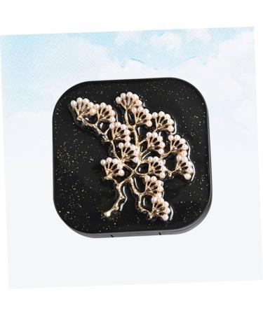 Solustre 3-in-1 Carrying Bag for Contact Lenses & Vintage Perfume Bottles - Lens Applicator Glass Case Travel Case with Mirror - Buy Online on GoSupps.com