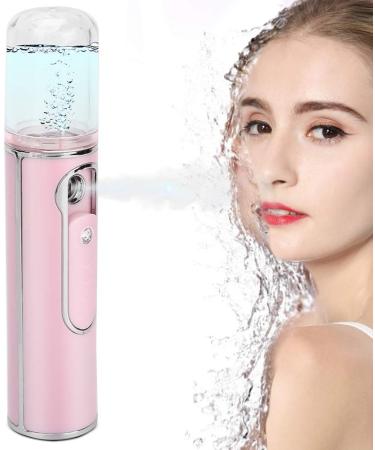 Qukaim Mist Sprayer Nano Face Mist Sprayer USB Rechargeable Hydrating Humidifier Pink - Buy Online on GoSupps.com