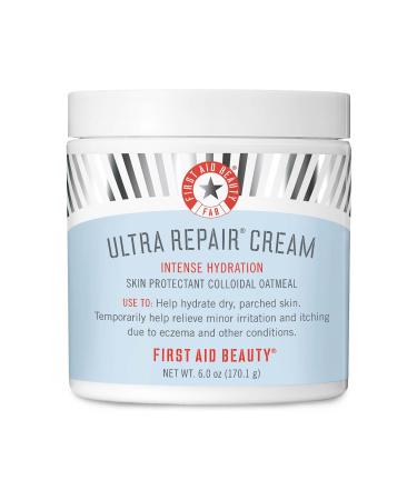 First Aid Beauty Ultra Repair Cream Intense Hydration Moisturizer for Face and Body  6 oz. 6 Ounce - Buy Online on GoSupps.com