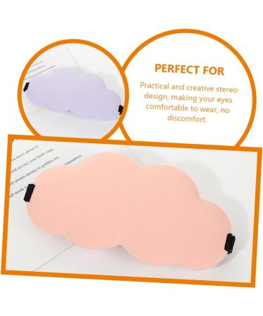 FRCOLOR 4pcs 3D Sleeping Eye Mask Set - Silk & Memory Foam Ideal for Travel & Comfort - Buy Online on GoSupps.com