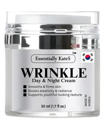 Essentially KateS Wrinkle Night Cream 50 ml - Pack of 1 -improve firmness smooth wrinkles and refine skin texture.- Korean Skincare