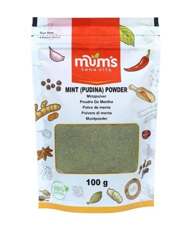 Mum's Premium Peppermint Herb Powder Seasoning (Mint - Pudina Powder) 100g - Buy Online on GoSupps.com