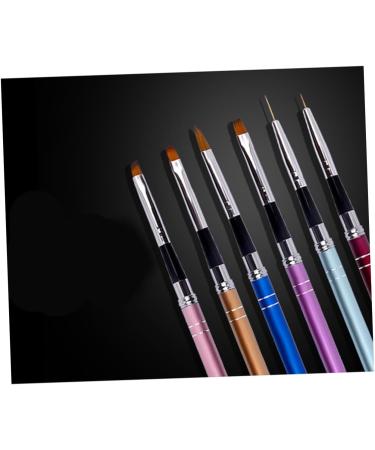 minkissy Set Nail Art Liner Brush Nail Stripping Brush Dotting Painting Pen Paint Pen Pull Pen Crystal Pen Red Stripe Stripers Nail Art Liner Pen medium Red - Buy Online on GoSupps.com