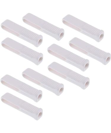 POFET 10pcs Durable ABS Medical Ampule Opener Glass Vial Opener Opening Tool White