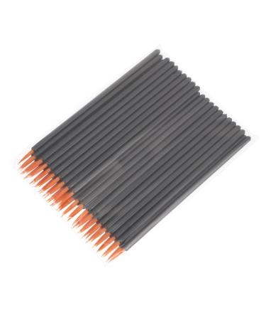 FOYTOKI 100pcs Disposable Eyeliner Brush Cosmetic Eye Precise Eyeliner Brush Mini Lipsticks Liquid Eyeliner 9x6.5cm As Shown