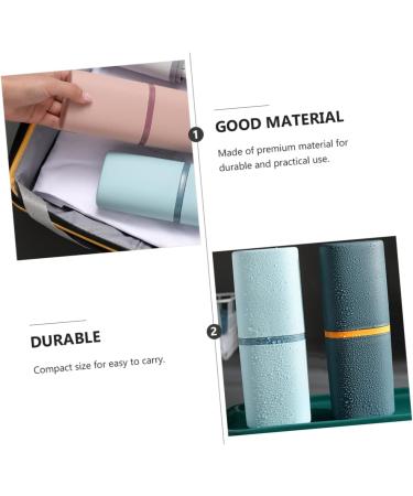Minkissy Raccoon Toothbrush Holder - 2 Piece Toothbrush Storage Case 19.8x7.2cm - Cute & Functional Toothbrush Cups for International Shipping - Buy Online on GoSupps.com