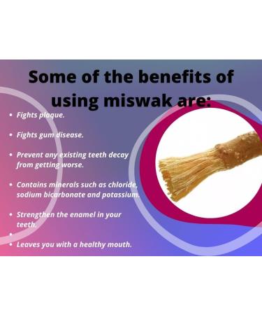 Billion Deals Natural Miswak Chewing Sticks (15pc) for Whiter Teeth - Buy Online on GoSupps.com