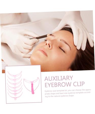 FOMIYES 15 Sets Eyebrow Aid Handheld Eyebrow Template Eyebrows Brow Stencils Major Travel Eyebrow Stickers 1 count (Pack of 1) Pinkx5pcs - Buy Online on GoSupps.com