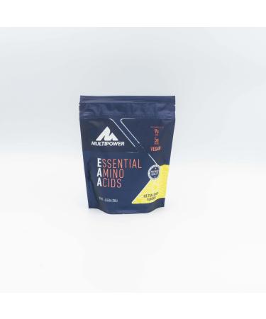 Multipower EAA powder essential amino acids sports drink with essential amino acids as well as vitamin C and B6 sugar -free with Lemon Ice Tea taste 250g
