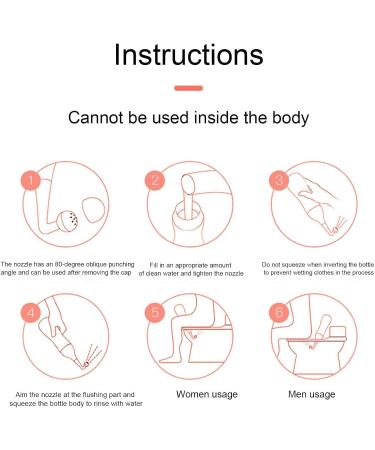 Portable Bidet for Travel | 400ml Personal Hygiene & Care Device | Ideal for Intimate Areas - Faceynde Lila - Buy Online on GoSupps.com