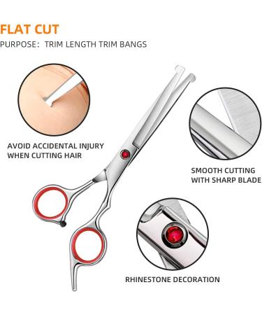 SOFYE Hair Cutting Scissors Kit - 24pcs Professional Stainless-Steel Thinning Shears Set for Home, Baber Salon - Ideal for Women, Men, Kids - Hairdressing Haircut - Buy Online on GoSupps.com