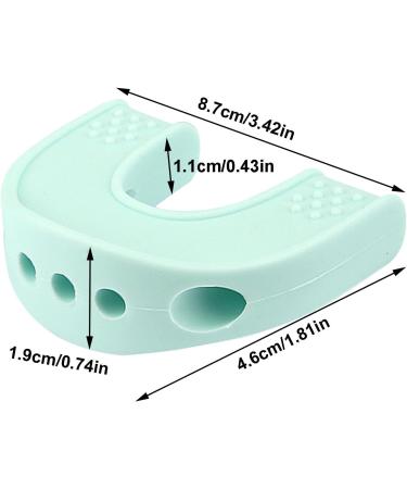 Bexdug Jaw Exerciser for Women Silicone Double Chin Reducer Jawline Exerciser - Compact Jawline Shaper Jaw Sculpting Tool for Women Men Green - Buy Online on GoSupps.com
