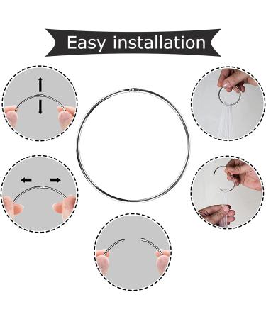 Rnitle Transparent Nail Swatches Sticks - 50 Piece Fan-shaped Board for Nail Polish Display and Practice - Clear Nail Colour Display - Buy Online on GoSupps.com