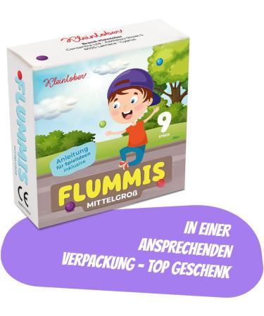 Smalltober Premium Flummi Set - 9 Medium 35mm Jump Balls & Game Ideas for Kids' Birthdays - Perfect for Child Guests! - Buy Online on GoSupps.com