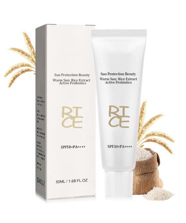 Relief Sun Organic Sunscreen SPF 50 PA++++ Rice and Probiotics Korean Sunscreen for Face and Body Facial Sunscreen Nourishing Skin Korean Skin Care Solution for All Skin Types