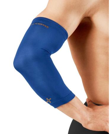 Tommie Copper Men's Recovery Vantage Elbow Sleeve Cobalt Blue X-Large