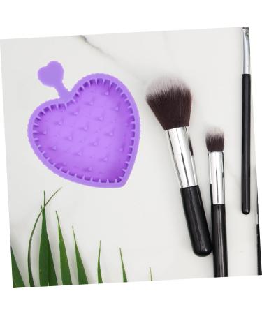 DRESSOOS Makeup Brush Cleaning Pad Gloves for Cleaning Beauty Brush Cleaning Bowl Cleaning Tools Cosmetic Limpiador De Brochas De Maquillaje Makeup Tools Cleaner Silica Gel Foldable Purple 12x9cm Purple - Buy Online on GoSupps.com