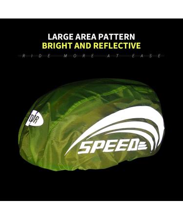 QEEQPF Reflective Rain Covers for Bicycle Helmets - 16 Striking Stickers for Excursions & Trips - Buy Online on GoSupps.com