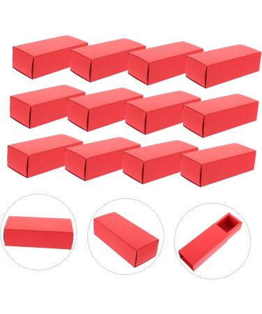 Gatuida 12pcs Essential Oil Packing Box Storage Bridesmaid Cardboard 13X5.2cm Red - Buy Online on GoSupps.com