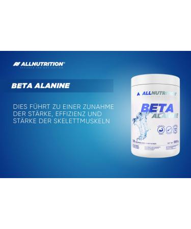 ALLNUTRITION Beta Alanine Dietary Supplement - Enhance Performance with Amino Acids Taurine & Vitamin B6 - International Shipping Available - Buy Online on GoSupps.com