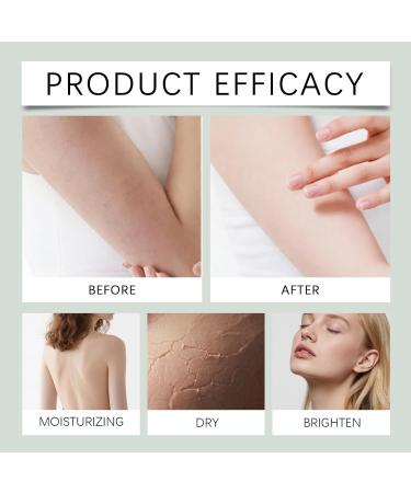 Nuvilo Hyaluronic acid body serum HA body moisturizer for dry skin firming and elasticizing serum light non-greasy body lotion for women and men (2 pcs) - Buy Online on GoSupps.com