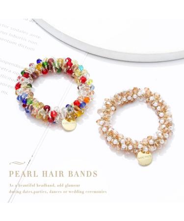 Runmi Hair Ties - 3 Pearl Hair Scrunchies for Women and Girls - Buy Online on GoSupps.com